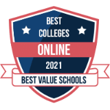 Best Colleges Online 2021 accolade